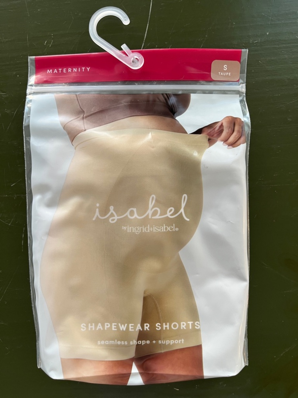 Isabel Maternity by Ingrid & Isabel Seamless Shapewear Shorts in Taupe